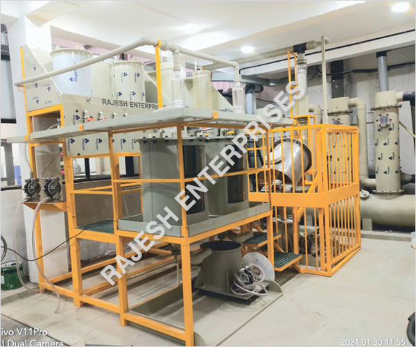 Gold refining machine