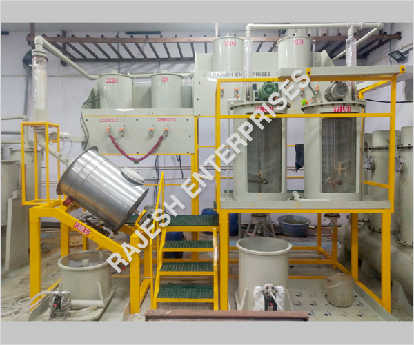 Gold refining machine