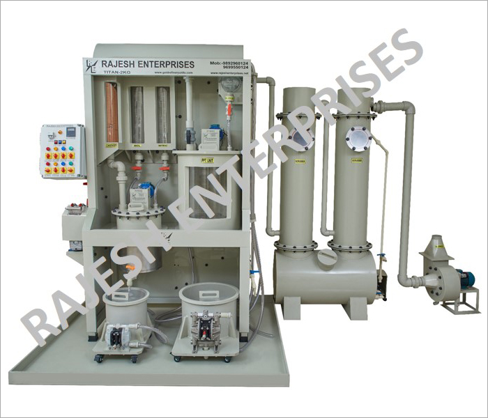 Gold refining machine